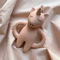 Konges Slojd Unicorn Teether, Lilac - Hello Little Birdie