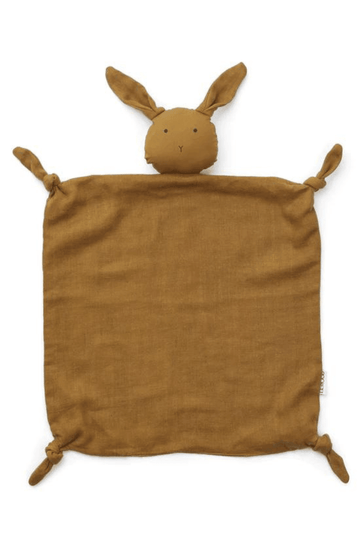 Liewood Agnete Baby Cuddle Cloth, Rabbit & Golden Caramel - Hello Little Birdie