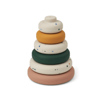 Liewood Dag Printed Stacking Tower, Splash dots & Sea shell - Hello Little Birdie