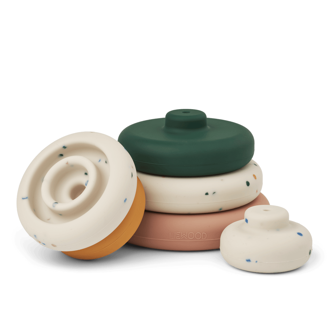 Liewood Dag Printed Stacking Tower, Splash dots & Sea shell - Hello Little Birdie
