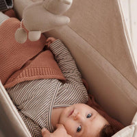 Liewood Kara Baby Knitted Blanket, Pale Tuscany - Hello Little Birdie