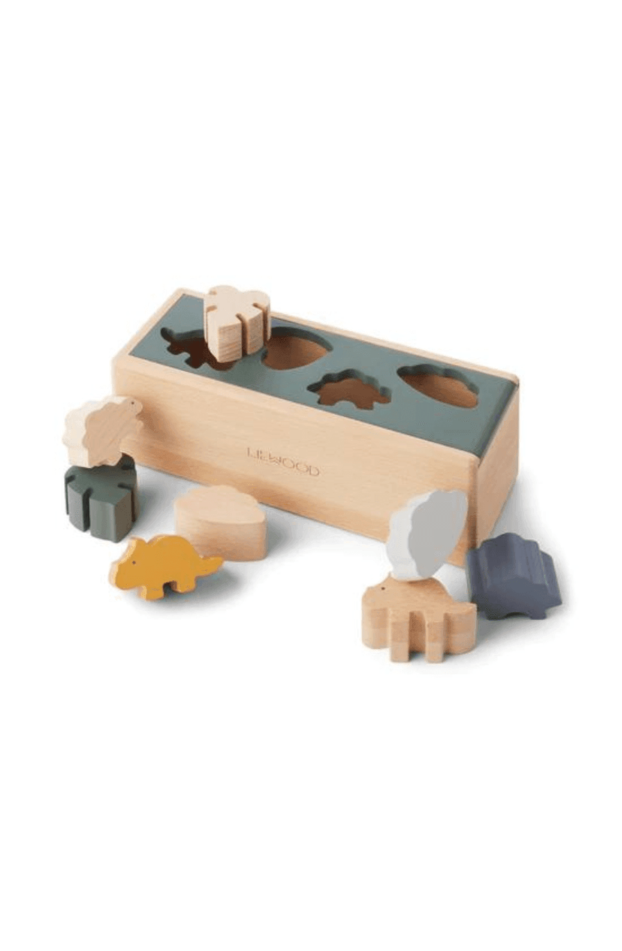 Liewood Midas Children's Puzzle Box, Dino Mix - Hello Little Birdie
