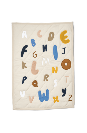 Liewood Verner Wall Blanket, Alphabet Sandy - Hello Little Birdie