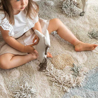 Lorena Canals, Path of Nature Rug - Hello Little Birdie