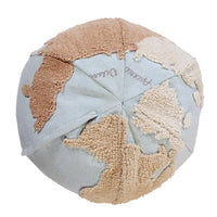 Lorena Canals, Pouf World Map - Hello Little Birdie