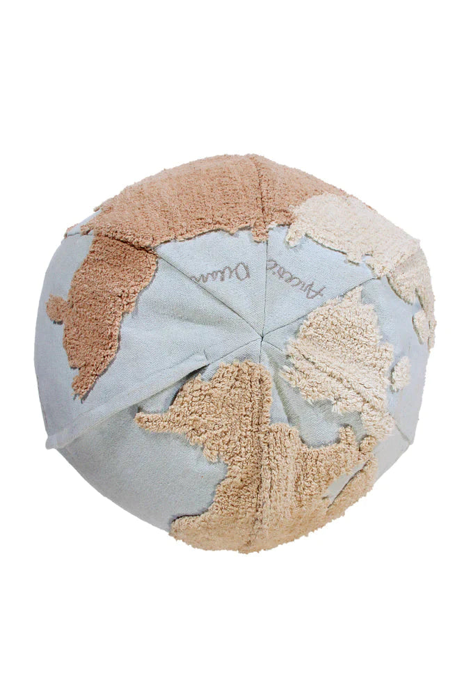 Lorena Canals, Pouf World Map - Hello Little Birdie