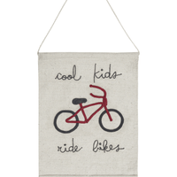Lorena Canals, Wall Pocket Hanging, Cool Kids Ride Bikes - Hello Little Birdie