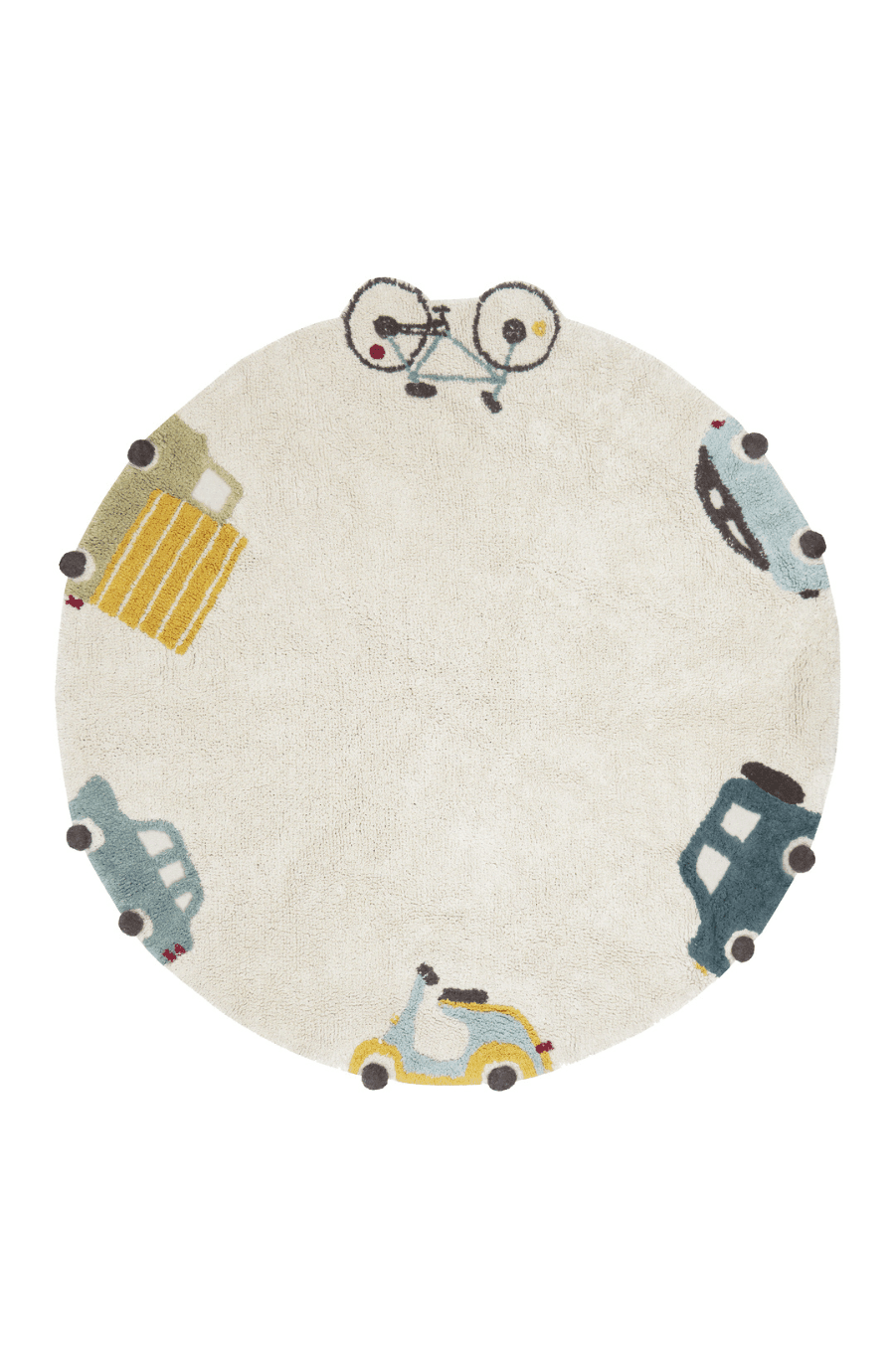 Lorena Canals, Wheels Rug - Hello Little Birdie