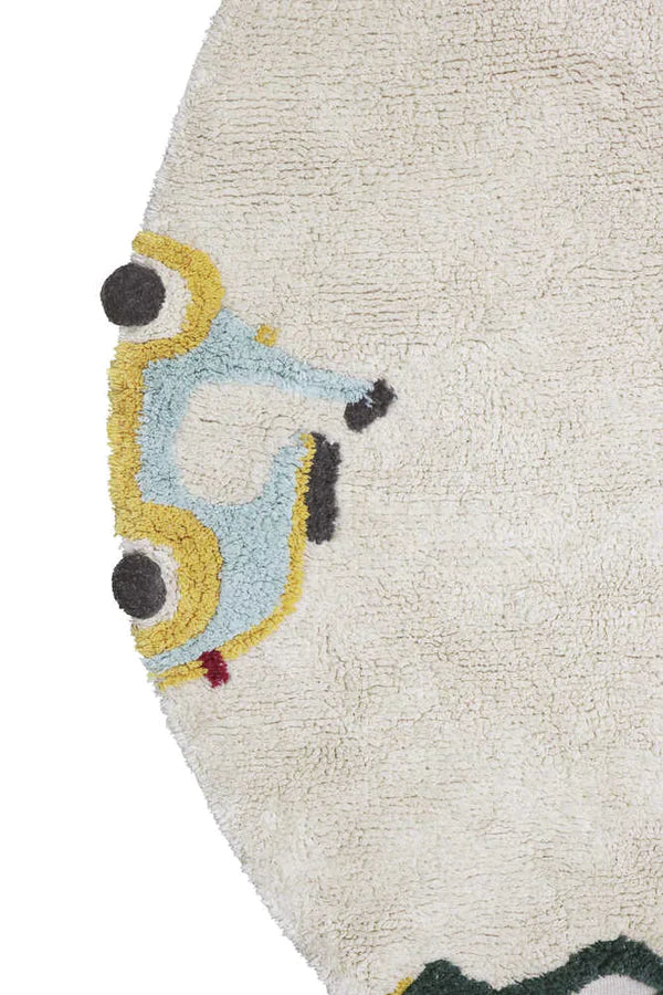 Lorena Canals, Wheels Rug - Hello Little Birdie