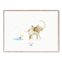 Mado Ellie the Elephant Print, 30cm x 40cm - Hello Little Birdie