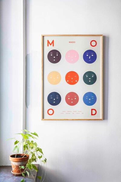 Mado Nine Moods Print, 30cm x 40cm - Hello Little Birdie