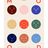 Mado Nine Moods Print, 50cm x 70cm - Hello Little Birdie