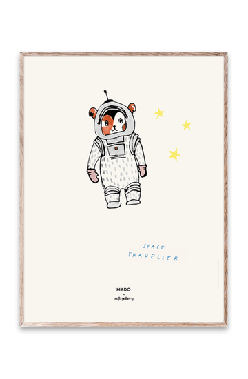 Mado Space Traveller Print, 30cm x 40cm - Hello Little Birdie