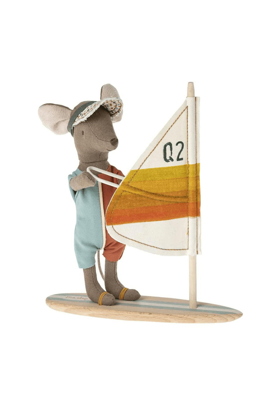 Maileg Big Brother Beach Surfer Mouse - Hello Little Birdie