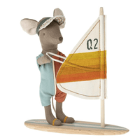 Maileg Big Brother Beach Surfer Mouse - Hello Little Birdie