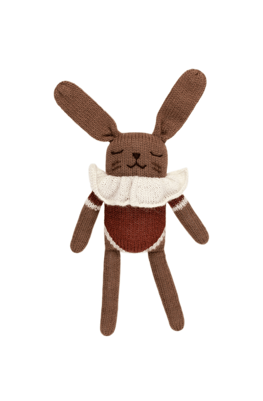 Main Sauvage Bunny Knitted Soft Toy, Sienna Bodysuit - Hello Little Birdie