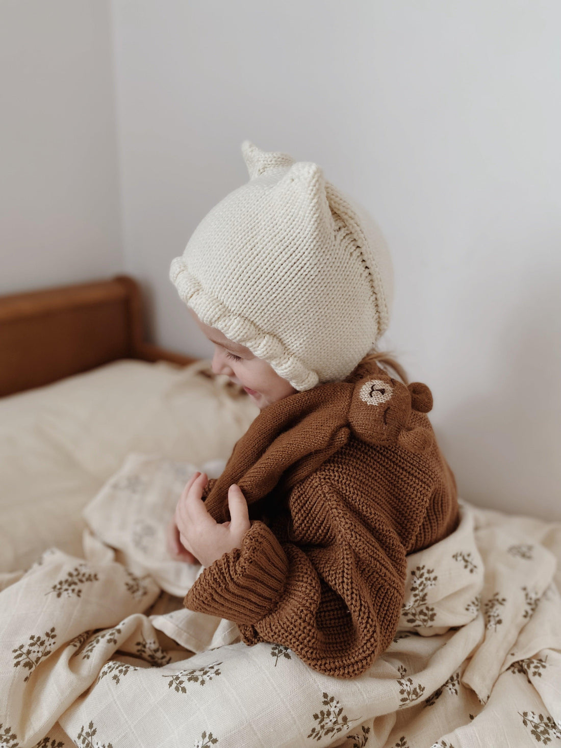 Main Sauvage Knit Cuddle Cloth, Teddy - Hello Little Birdie