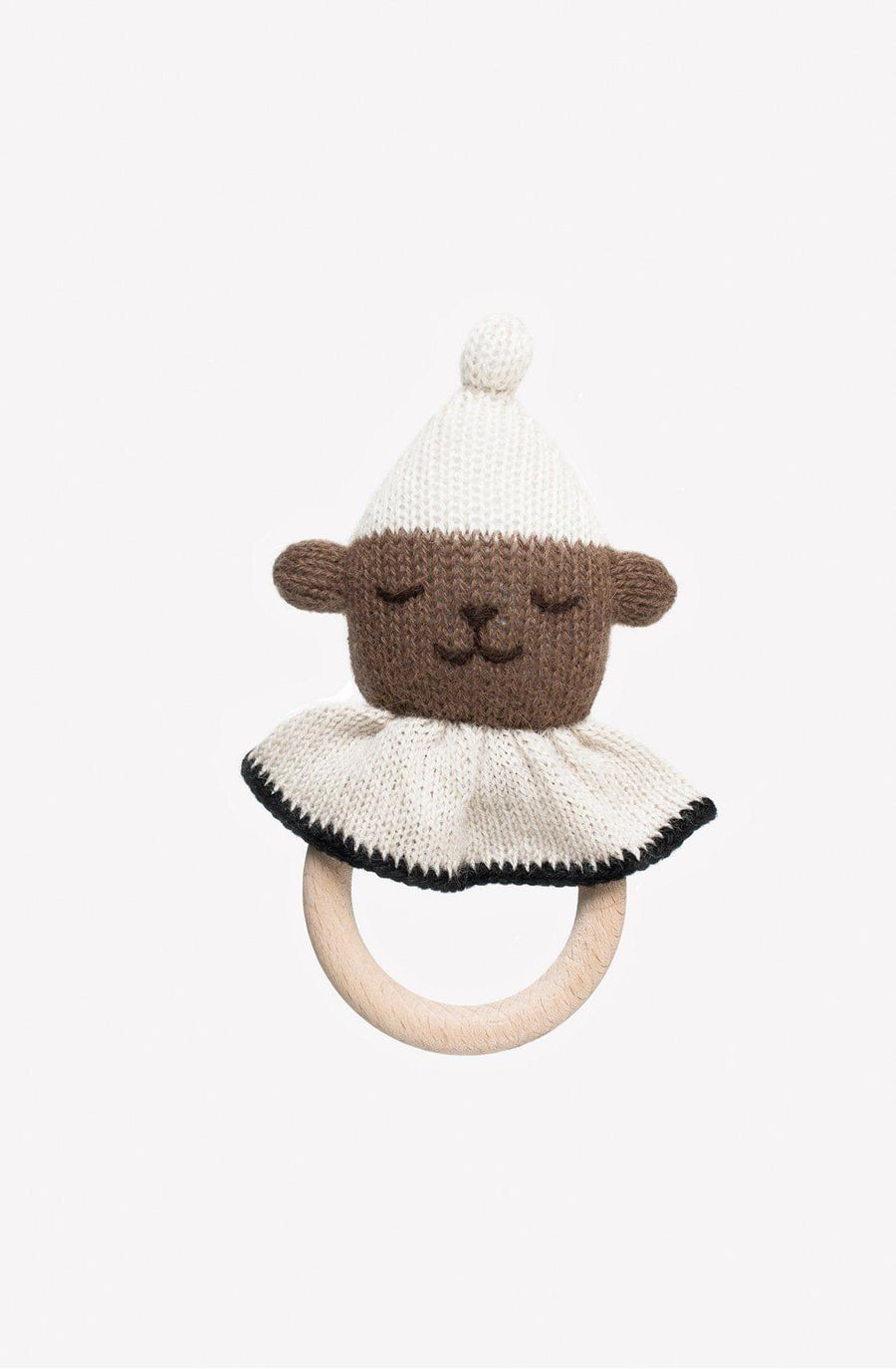 Main Sauvage Teething Ring, Teddy Bear - Hello Little Birdie