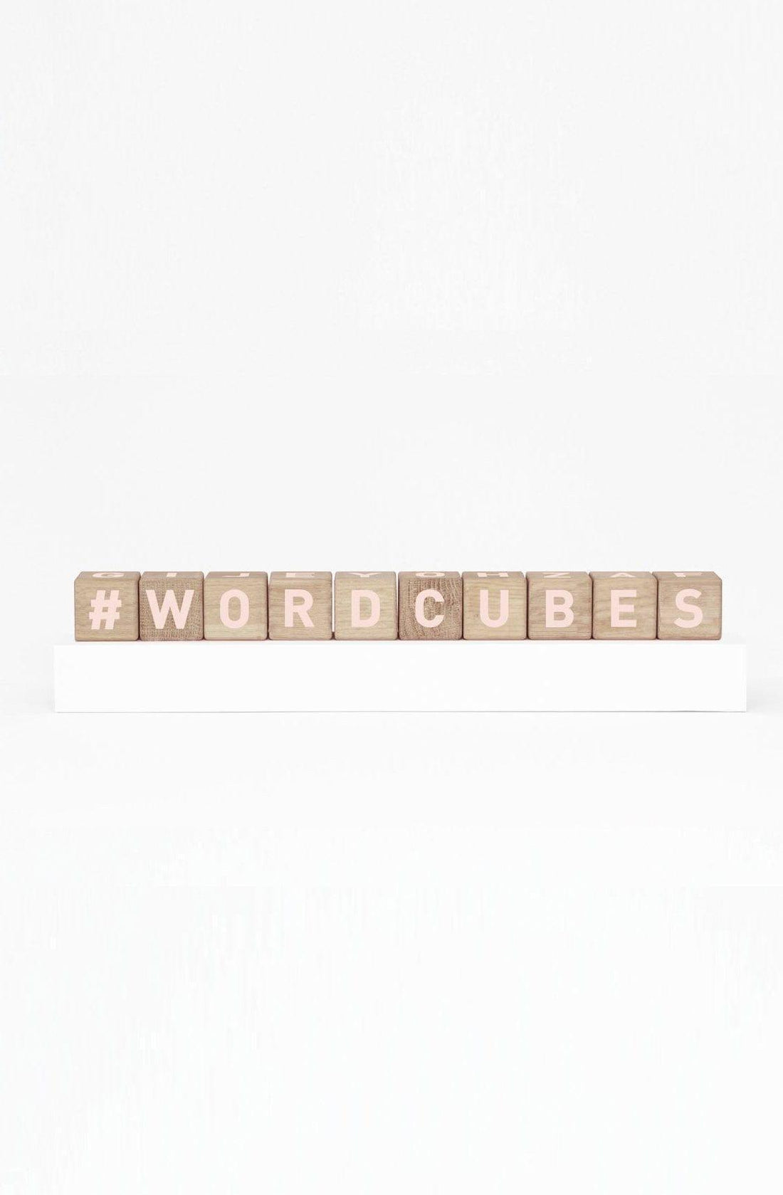 Maison Deux, Alphabet Word Cubes Blush - Hello Little Birdie