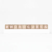 Maison Deux, Alphabet Word Cubes Blush - Hello Little Birdie