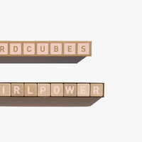 Maison Deux, Alphabet Word Cubes Blush - Hello Little Birdie