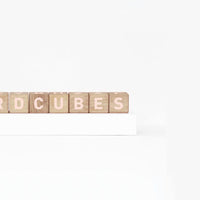 Maison Deux, Alphabet Word Cubes Blush - Hello Little Birdie