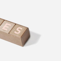 Maison Deux, Alphabet Word Cubes Blush - Hello Little Birdie