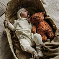 Moonie Organic Humming Bear Light and Sleep Aid, Caramel - Hello Little Birdie