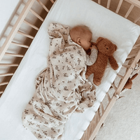 Moonie Organic Humming Bear Light and Sleep Aid, Caramel - Hello Little Birdie