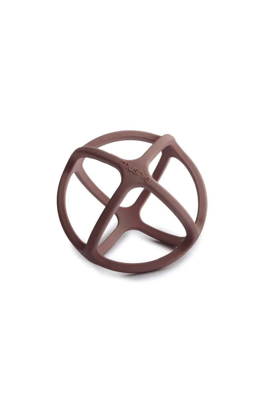 Mushie Ball Teether, Woodchuck (PRE-ORDER FEB) - Hello Little Birdie