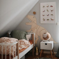 Mushie Dinosaur Poster - Hello Little Birdie