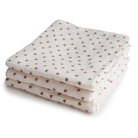 Mushie Muslin Cloth 3-Pack Bloom - Hello Little Birdie