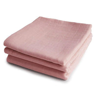 Mushie Muslin Cloth 3-Pack Blush - Hello Little Birdie