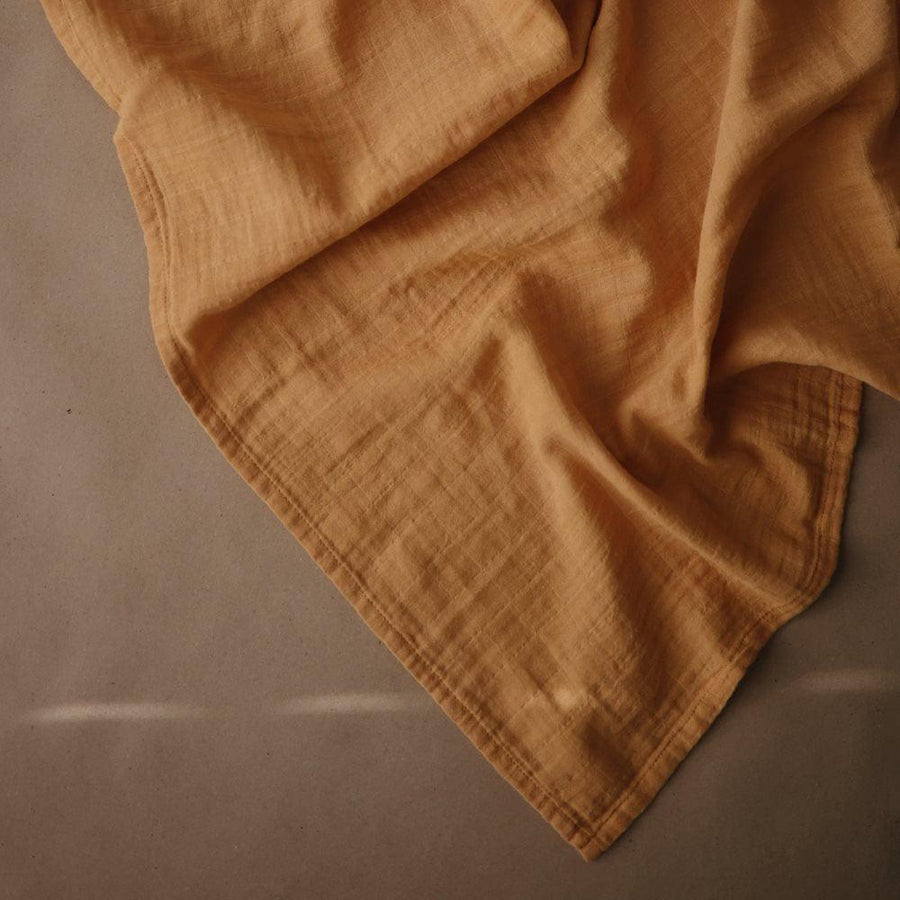Mushie Muslin Cloth 3-Pack Fall Yellow - Hello Little Birdie