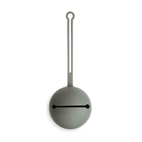 Mushie Silicone Dummy/Pacifier Holder Case, Dried Thyme - Hello Little Birdie