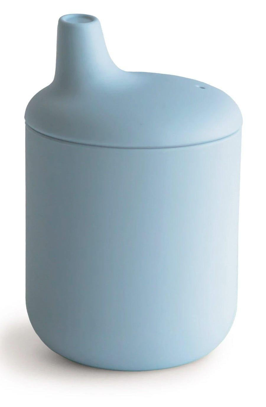 Mushie Silicone Sippy Cup Powder Blue - Hello Little Birdie