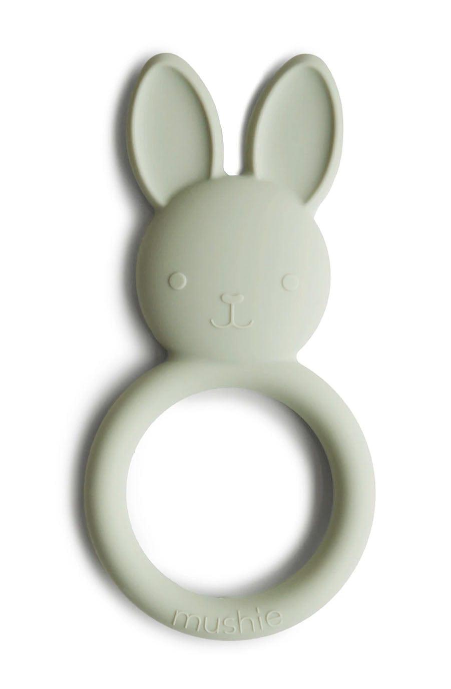 Mushie Teether Bunny Sage - Hello Little Birdie