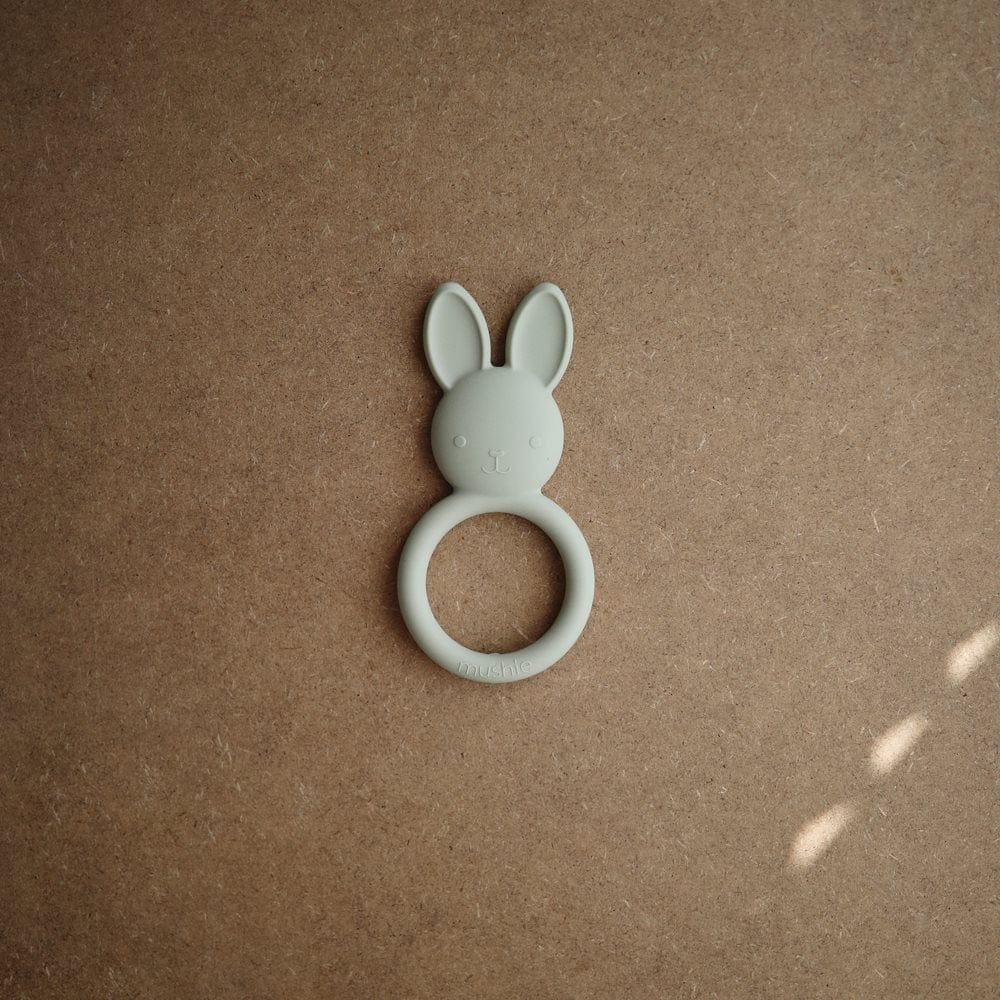 Mushie Teether Bunny Sage - Hello Little Birdie