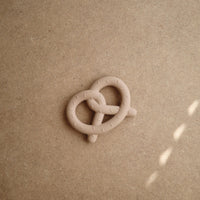 Mushie Teether Pretzel Natural - Hello Little Birdie