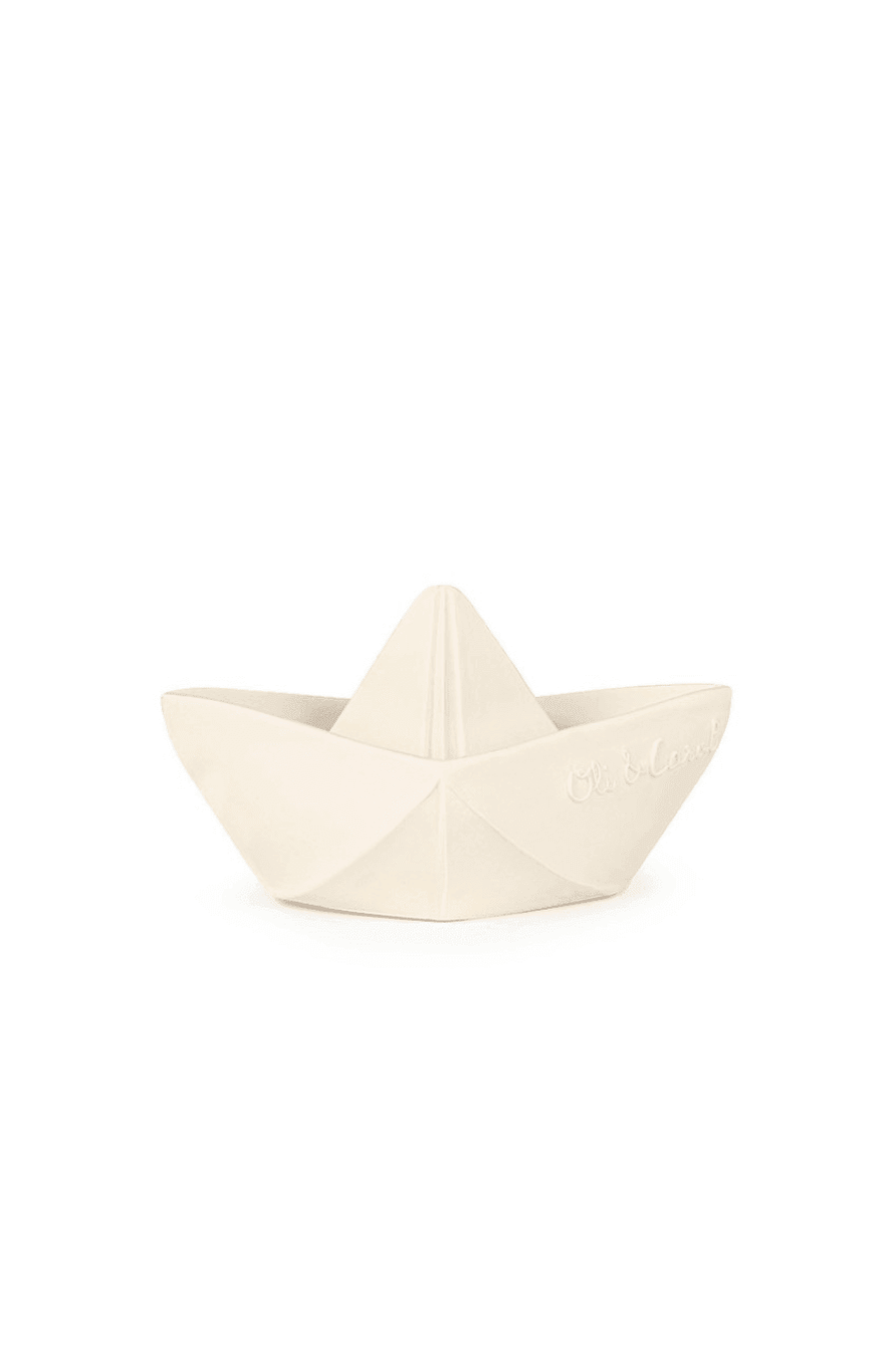 Oli & Carol Origami Boat Bath Toy, White - Hello Little Birdie