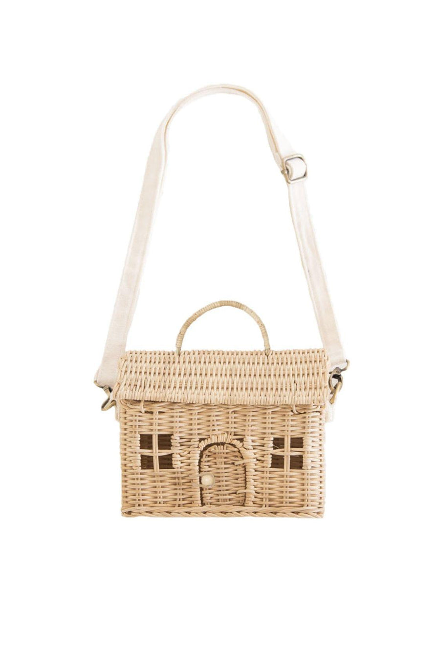 Olli Ella Casa Bag, Straw - Hello Little Birdie