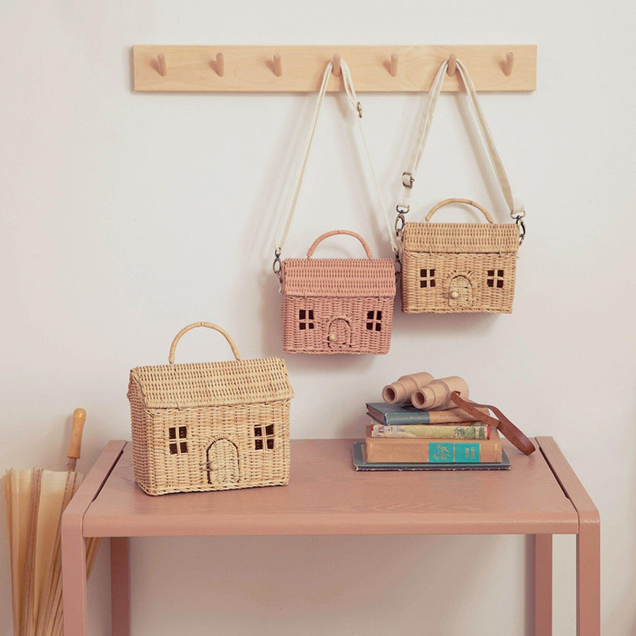 Olli Ella Casa Bag, Straw - Hello Little Birdie