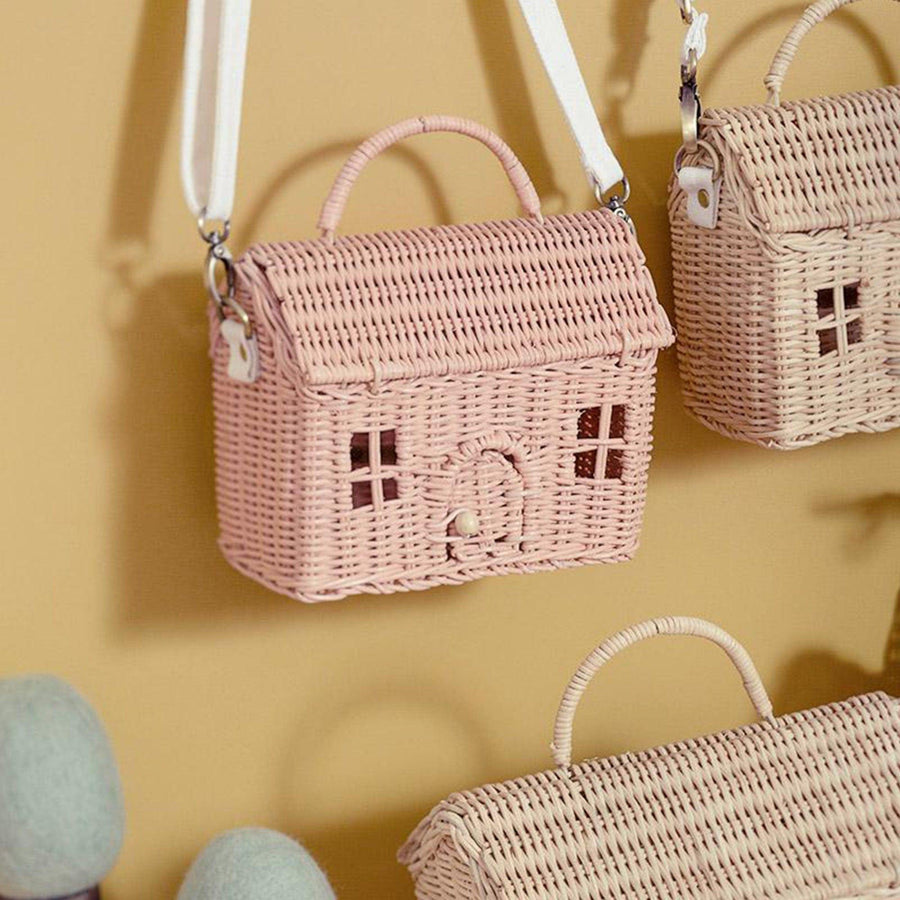 Olli Ella Casa Bag, Straw - Hello Little Birdie