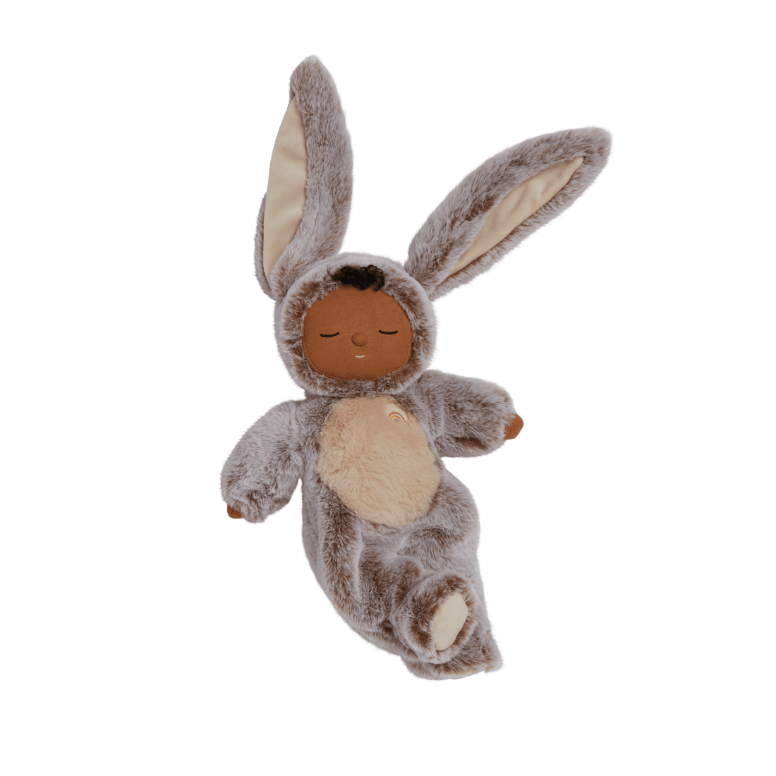 Olli Ella Cozy Dinkums Bunny Muffin, Cocoa Cream - Hello Little Birdie