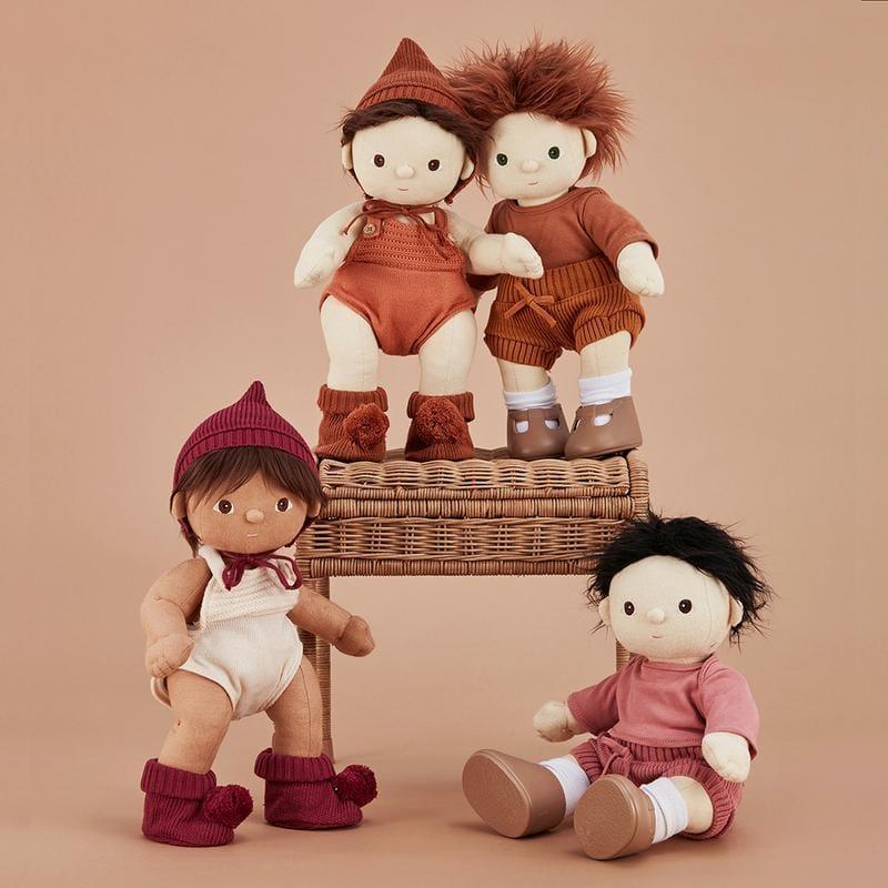 Olli Ella Dinkum Doll Knit Set, Plum - Hello Little Birdie