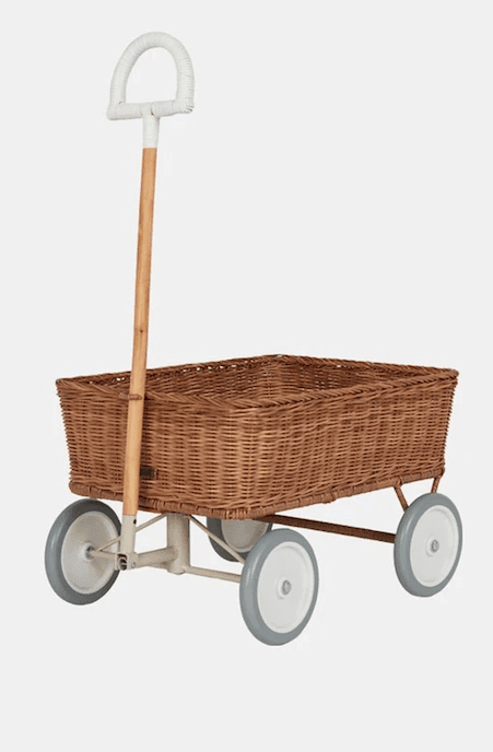 Olli Ella Rattan Wonder Wagon Natural - Hello Little Birdie