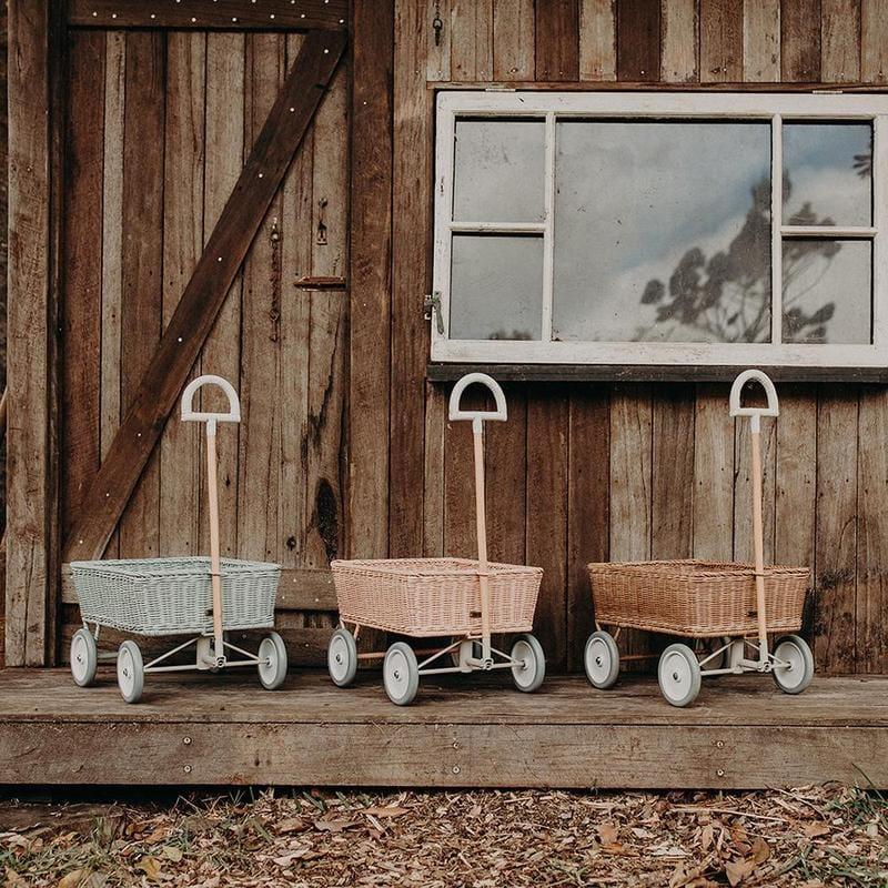 Olli Ella Rattan Wonder Wagon Natural - Hello Little Birdie