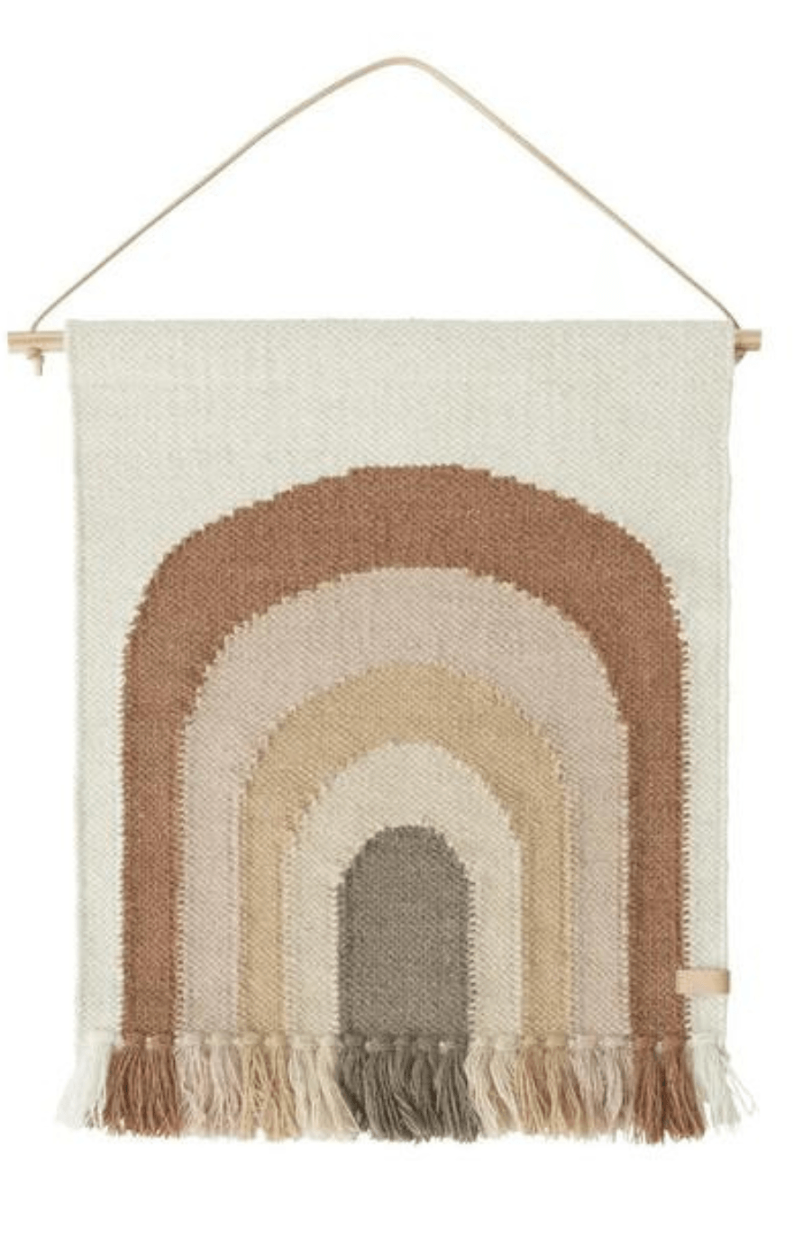 OYOY Mini, Follow The Rainbow Mini Wall Rug, Choko - Hello Little Birdie