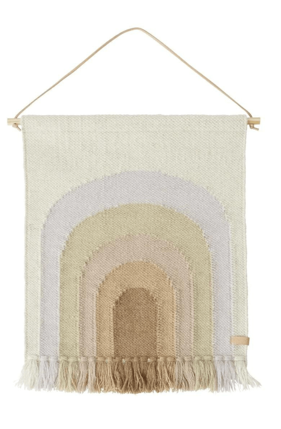 OYOY Mini, Follow The Rainbow Mini Wall Rug Lavender - Hello Little Birdie