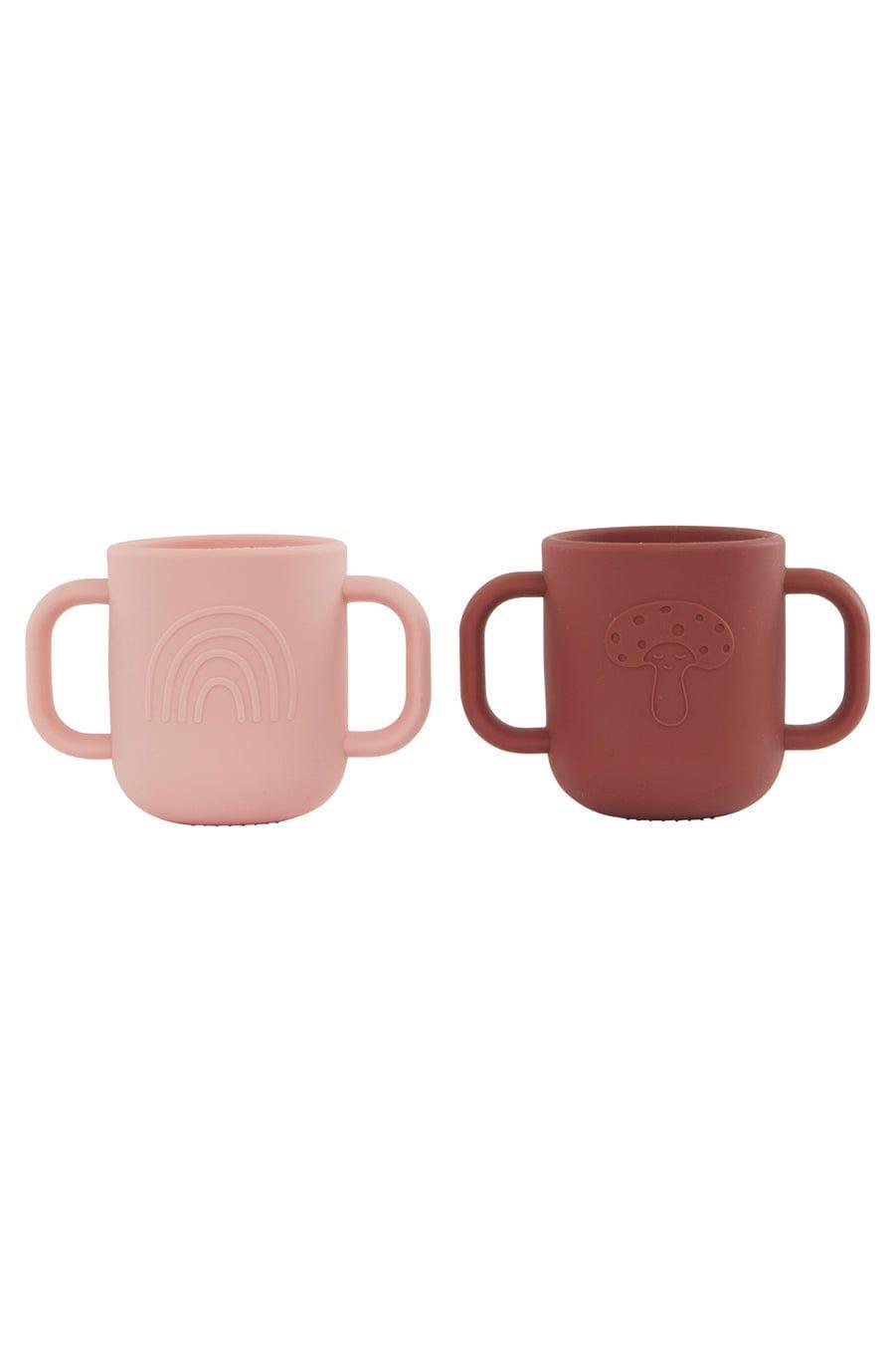 OYOY Kappu Cup 2pcs Coral/Nutmeg - Hello Little Birdie